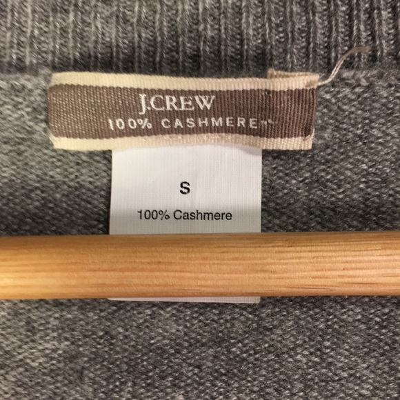 J. Crew Grey Cashmere Sweater - Picture 6 of 6